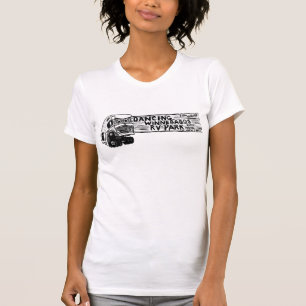 Camiseta Ann Charles que dança o design dianteiro do Tshirt