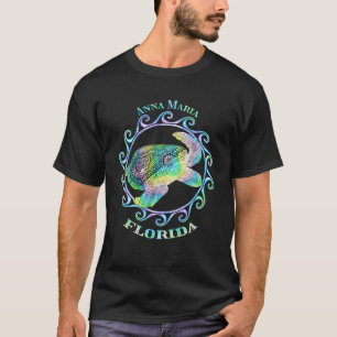 Camiseta Anna Maria Florida Vacsing Colorful Tribal Turtle