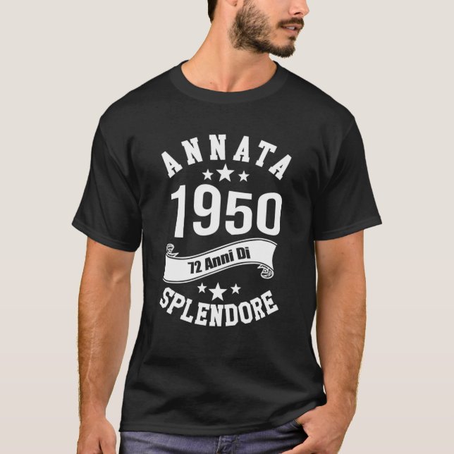 Camiseta Annata 1950, 72 Anni Di Splendore (Frente)