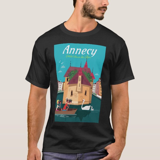 Camiseta Annecy Poster (Frente)