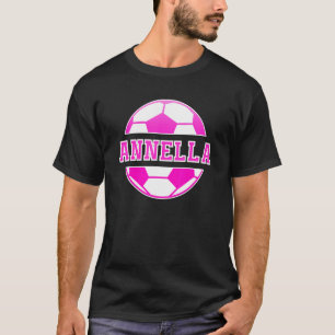 Camiseta Annella Name Girls Soccer Futebol Play Fan