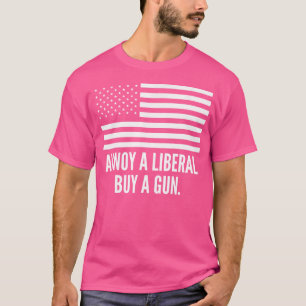 Camiseta Annoy A Liberal Comprar A Gun American Flag Usa
