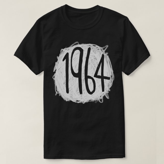 Camiseta ano 1964 (Frente do Design)