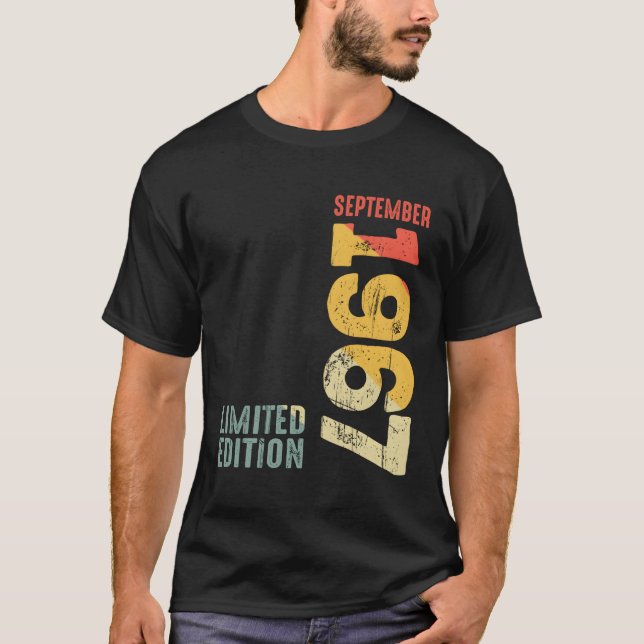 Camiseta Ano 1967 setembro 1967 1967 1967 Desde 1967 (Frente)