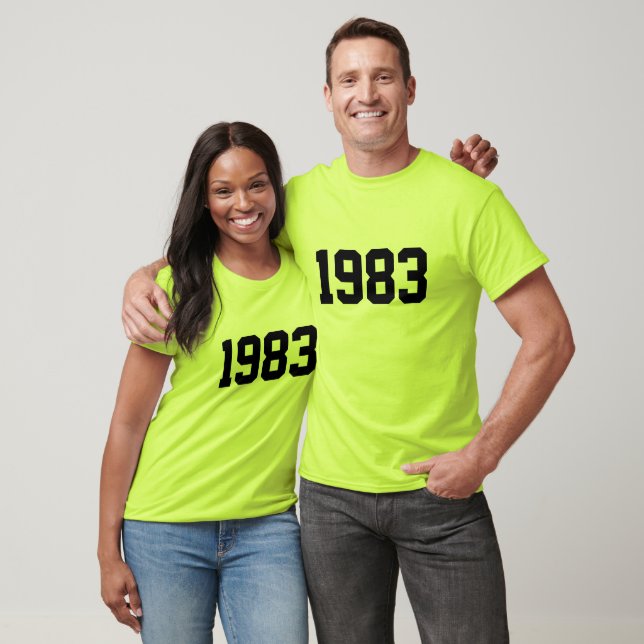 Camiseta Ano 1983 (Unissex)