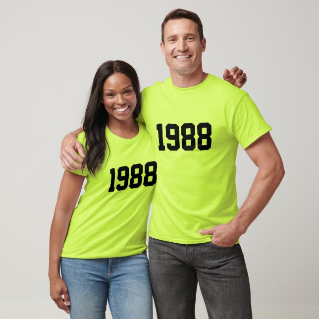 Camiseta Ano 1988 (Unissex)