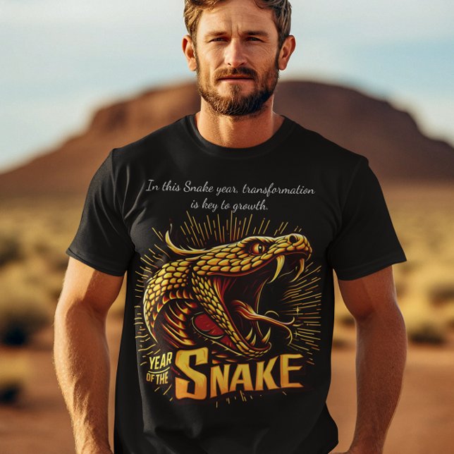 Camiseta Ano alegre da celebração do Cobra (Criador carregado)