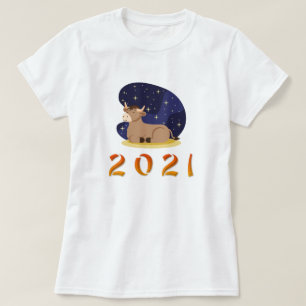 Camiseta Ano chinês do Ox 2021