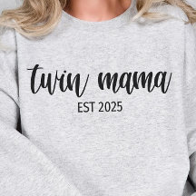 Ano costume da mamãe gêmea, presente da mãe,