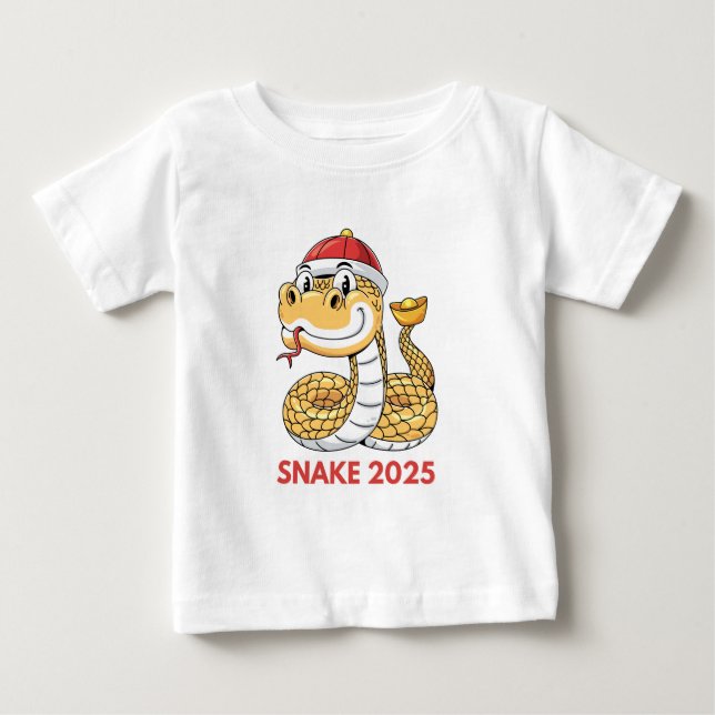 Camiseta Ano da Camisa-T de Cobra 2025 (Frente)