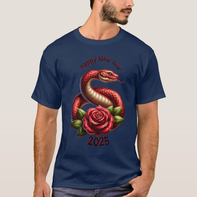 Camiseta Ano da Camisa-T dos Cobra (Frente)