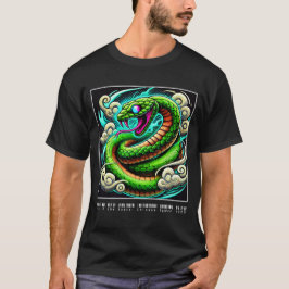 Camiseta Ano da Cobra: Símbolo Chinês 2025 (novo ano)