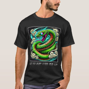 Camiseta Ano da Cobra: Símbolo Chinês 2025 (novo ano)