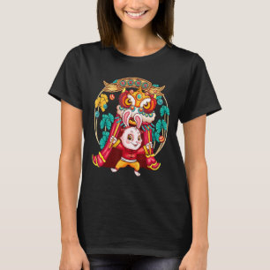 Camiseta Ano Da Dança Do Leão Chinês No Novo Ano De 2023