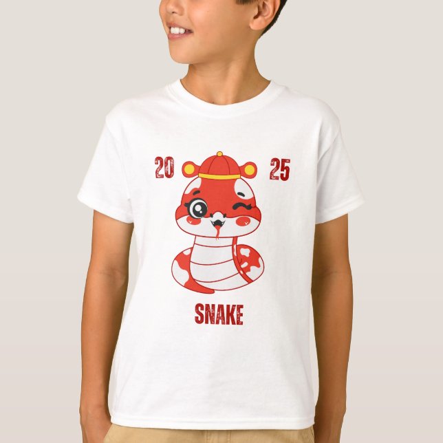Camiseta Ano da Serpente 2025 (Frente)