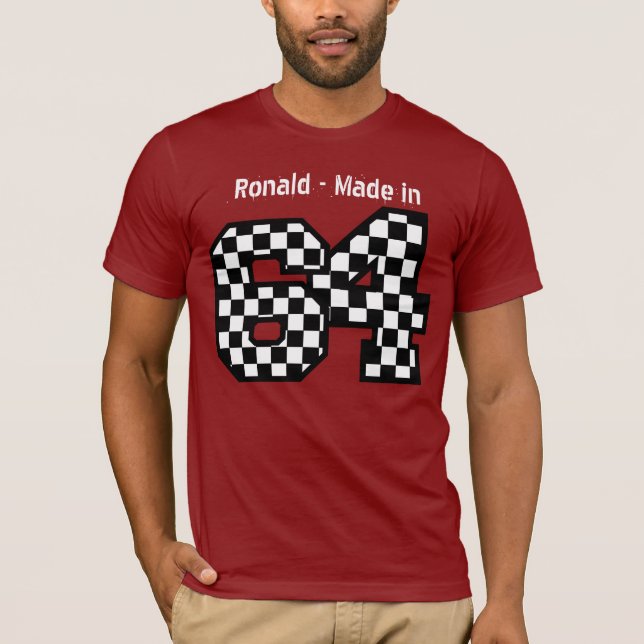Camiseta Ano de 1964 aniversários um 50th ou qualquer ano (Frente)