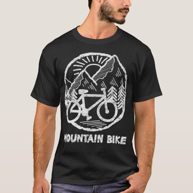 Camiseta Ano de bicicleta Mountain Bike (Frente)