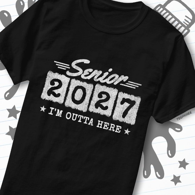 Camiseta Ano de Conclusão de Curso Turma de 2027 (Criador carregado)