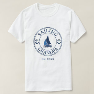 Camiseta Ano de Fundação do Vovô Velejador 