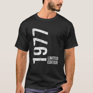 Camiseta Ano de Nascimento 1977 Fazendo 49 Aniversário Vint