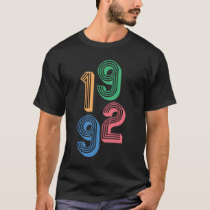 Camiseta Ano de nascimento - 1992 - aniversário de 30 anos