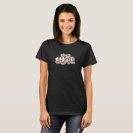 Camiseta Ano de Nascimento - Por volta de 1971