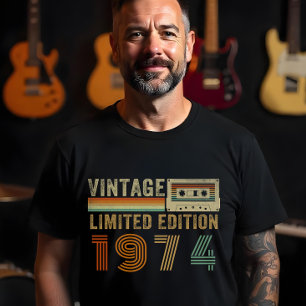 Camiseta Ano de Vintagem Personalizado Retroativo - Edição 