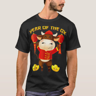 Camiseta Ano do Ano Novo Feliz Chinês Engraçado 2021