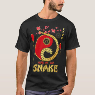 Camiseta Ano Do Ano Novo Lunar Do Cobra 2025 Chinês