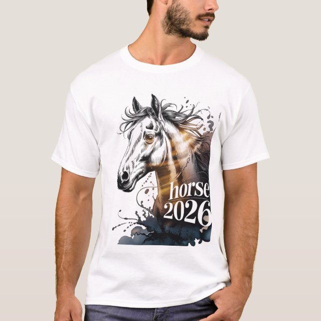 Camiseta Ano do Cavalo 2026 (Frente)