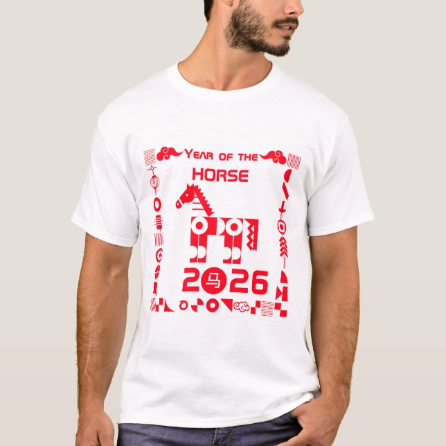 Camiseta Ano do Cavalo 2026 (Frente)