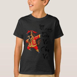 Camiseta Ano do Cavalo 2026 Design Lunar Vietnamita