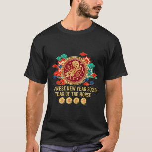Camiseta Ano Do Cavalo - Ano Novo Chinês 2026, Cavalo Por