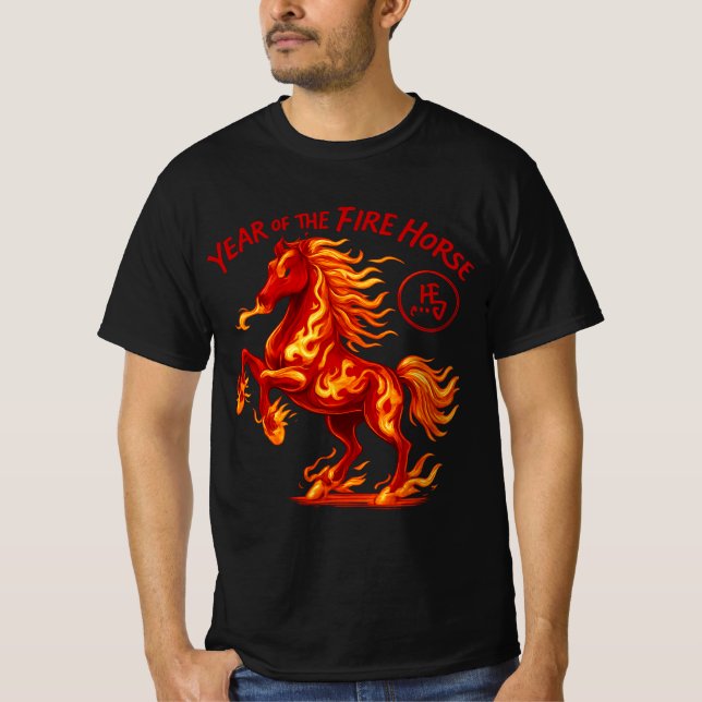 Camiseta Ano do Cavalo de Fogo  (Frente)
