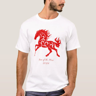 Camiseta Ano do Cavalo de Fogo 2026