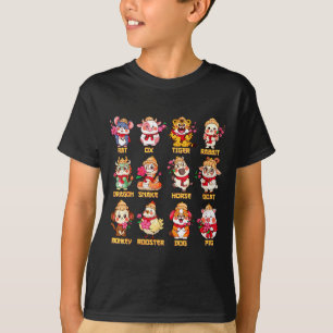 Camiseta Ano Do Cavalo Signos Do Zodíaco Chinês Luna