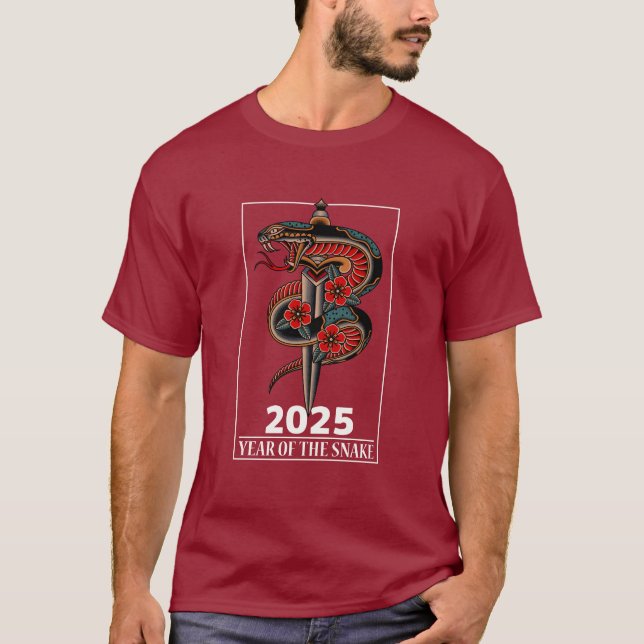 Camiseta Ano do cobra 2025 (Frente)
