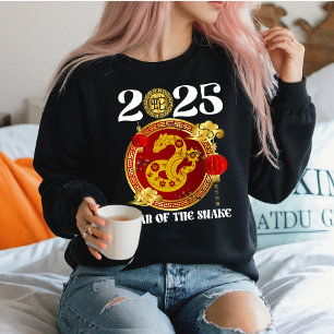 Camiseta Ano Do Cobra 2025   Ano Novo Chinês