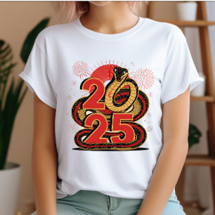Camiseta Ano Do Cobra 2025 Zodíaco chinês 2025