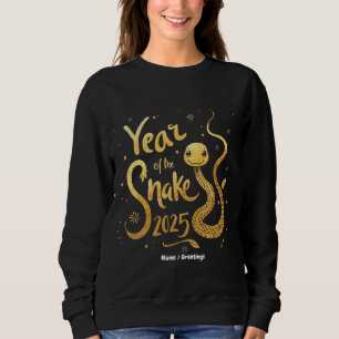Camiseta Ano do Cobra chinês 2025 Zodiac