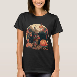 Camiseta Ano Do Coelho 2023 Zodiac Lunar Chinês Novo Y