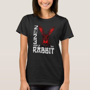 Camiseta Ano do Coelho Zodiac Horoscópio Chinês Novo Y