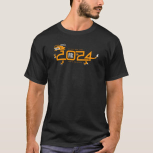 Camiseta Ano do Dragão 2024 Modernidade Minimalista