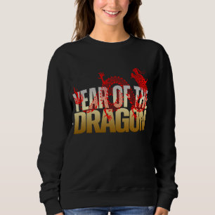 CAMISETA ANO DO DRAGÃO VERMELHO DOURADO