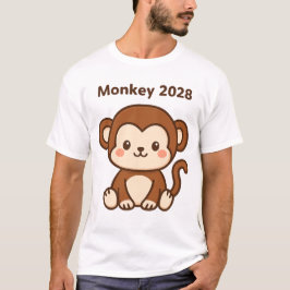 Camiseta Ano do Macaco 2028