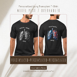 Camiseta Ano do Modelo/Ano de Reforma de Transplan