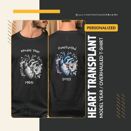 Camiseta Ano do Modelo/Transplante de Coração Refo