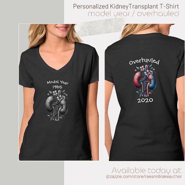 Camiseta Ano do Modelo/Transplante Renal Reformado (Criador carregado)