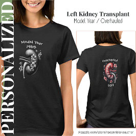 Camiseta Ano do Modelo/Transplante Renal Reformado