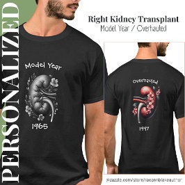 Camiseta Ano do Modelo/Transplante Renal Reformado